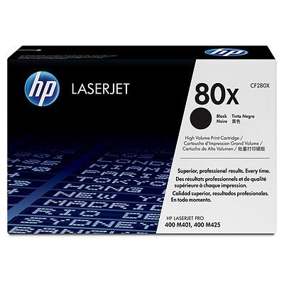 HP 80X original HC Toner schwarz - CF280XD HP 80X original HC Toner schwarz - CF280XD