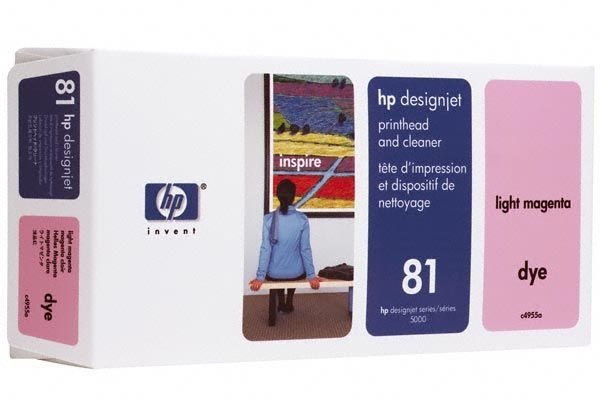 HP 81 magenta hell Druckkopf und Druckkopfreiniger - C4955A HP 81 magenta hell Druckkopf und Druckkopfreiniger - C4955A