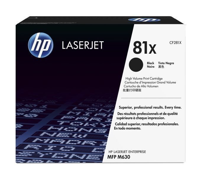 HP 81X original HC Toner schwarz - CF281X HP 81X original HC Toner schwarz - CF281X
