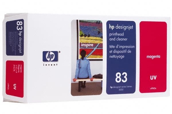 HP 83 magenta DesignJet UV-Druckkopf und Druckkopfreiniger - C4962A HP 83 magenta DesignJet UV-Druckkopf und Druckkopfreiniger - C4962A