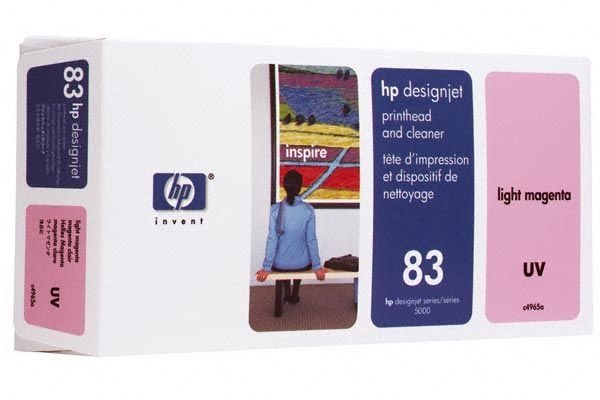 HP 83 magenta hell UV-Druckkopf und Druckkopfreiniger - C4965A HP 83 magenta hell UV-Druckkopf und Druckkopfreiniger - C4965A