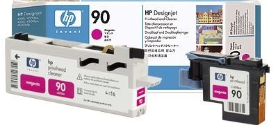 HP 90 magenta DesignJet printhead & printheadcleaner - C5056A