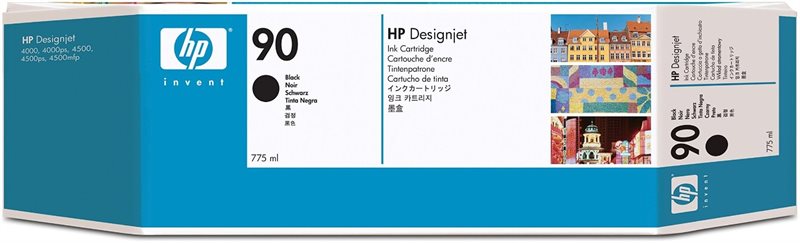 HP 90 original 3er-Pack Tinte schwarz - C5095A HP 90 original 3er-Pack Tinte schwarz - C5095A