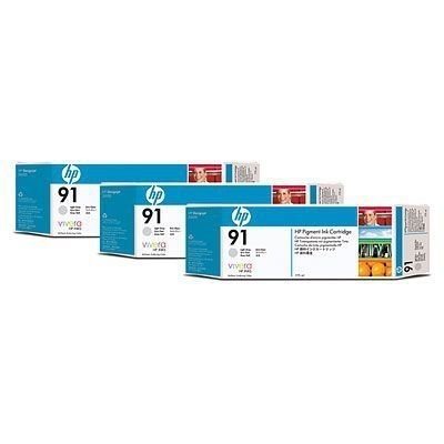 HP 91 original 3er-Pack Tinte grau - C9482A HP 91 original 3er-Pack Tinte grau - C9482A
