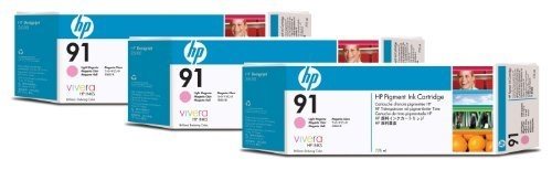 HP 91 original 3er-Pack Tinte magenta - C9487A HP 91 original 3er-Pack Tinte magenta - C9487A