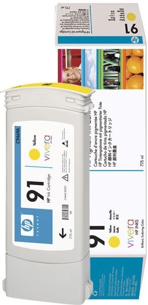 HP 91 original ink yellow - C9469A