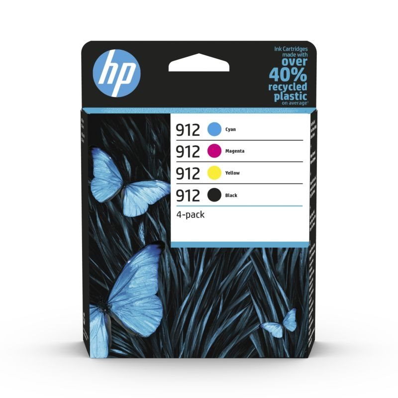 HP original 912 ink multi-bkcmy pack of 4 - 6ZC74AE