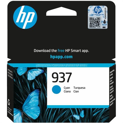 HP 937 original ink cyan - 4S6W2NE