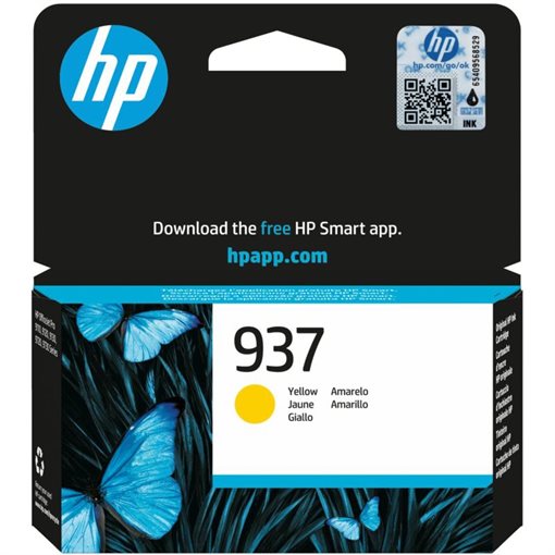 HP 937 original ink yellow - 4S6W4NE