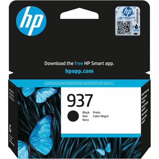 HP 937 original ink black - 4S6W5NE