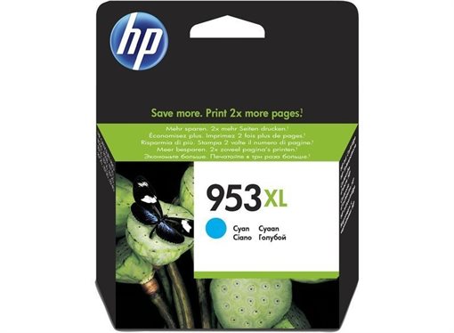 HP 953XL original HC Tinte cyan - F6U16AE