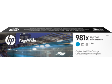 HP 981X original HC PageWide ink cyan - L0R09A HP 981X original HC PageWide ink cyan - L0R09A
