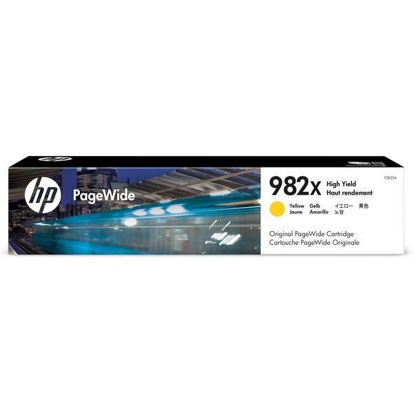 HP 982X original HC PageWide Tinte gelb - T0B29A