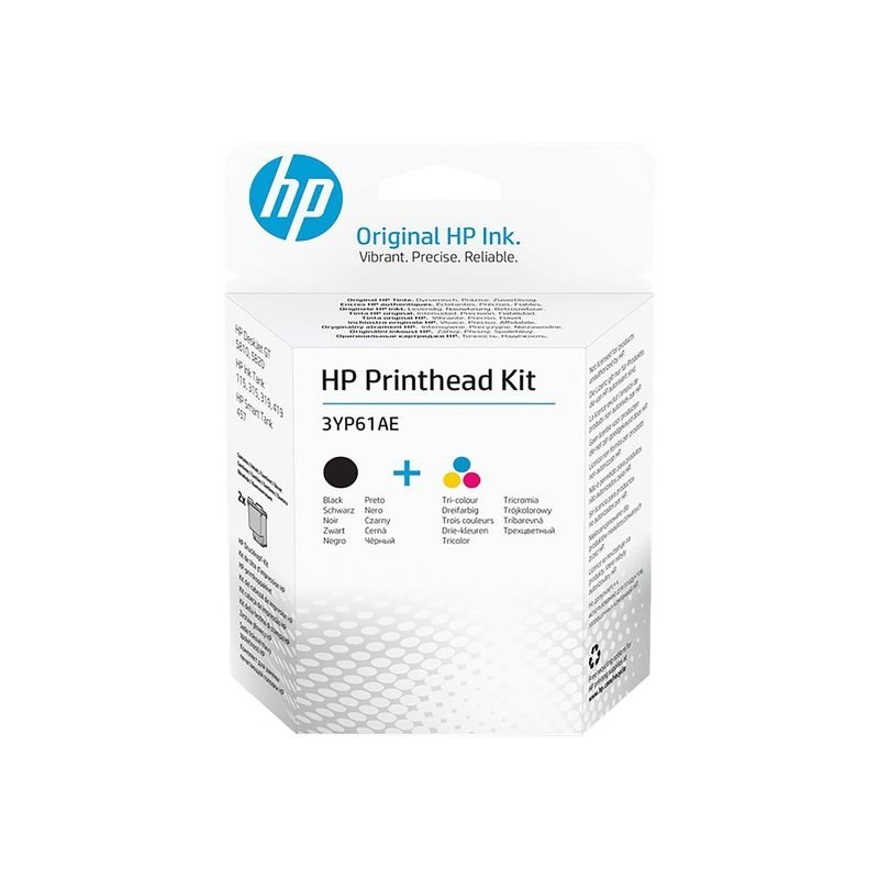 HP Original 2er Pack Druckkopf-Kit schwarz, cyan, magenta, gelb - 3YP61AE HP Original 2er Pack Druckkopf-Kit schwarz, cyan, magenta, gelb - 3YP61AE