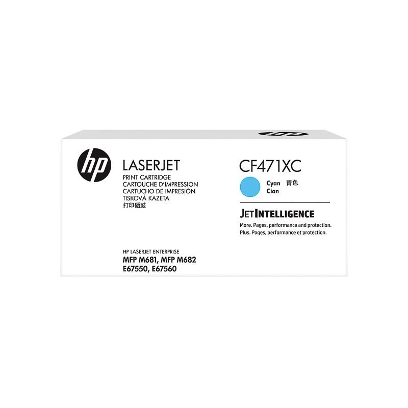 HP Original - Contract HC Toner cyan - CF471XC HP Original - Contract HC Toner cyan - CF471XC
