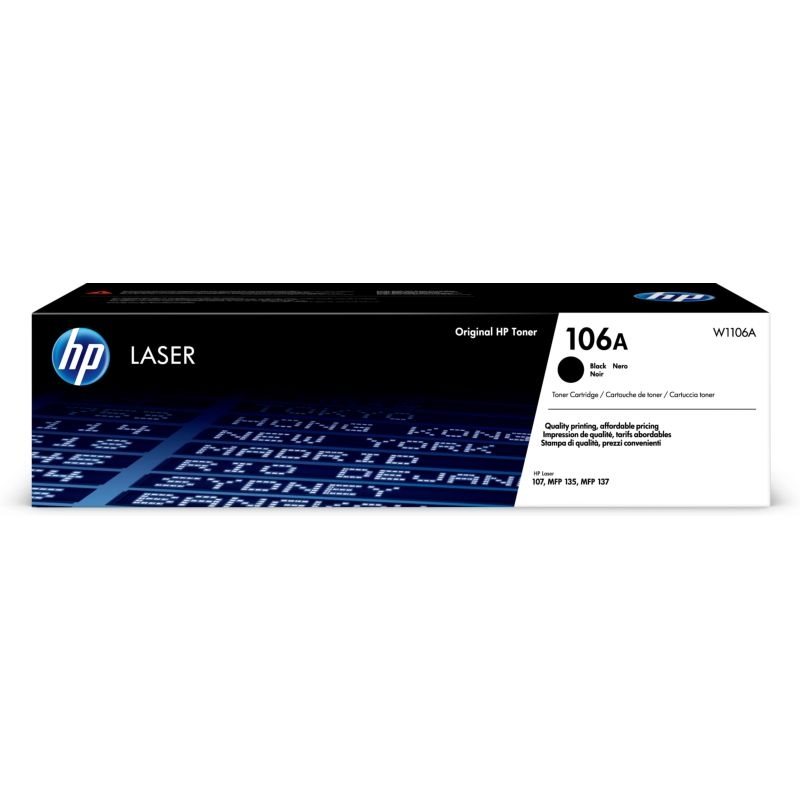 HP original toner black 106A - W1106A