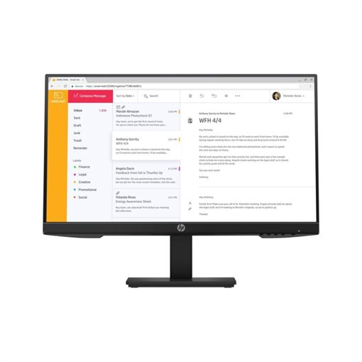 HP P24 G4 60,45cm 23,8Zoll 1920x1080 @60Hz 5ms Schwarz