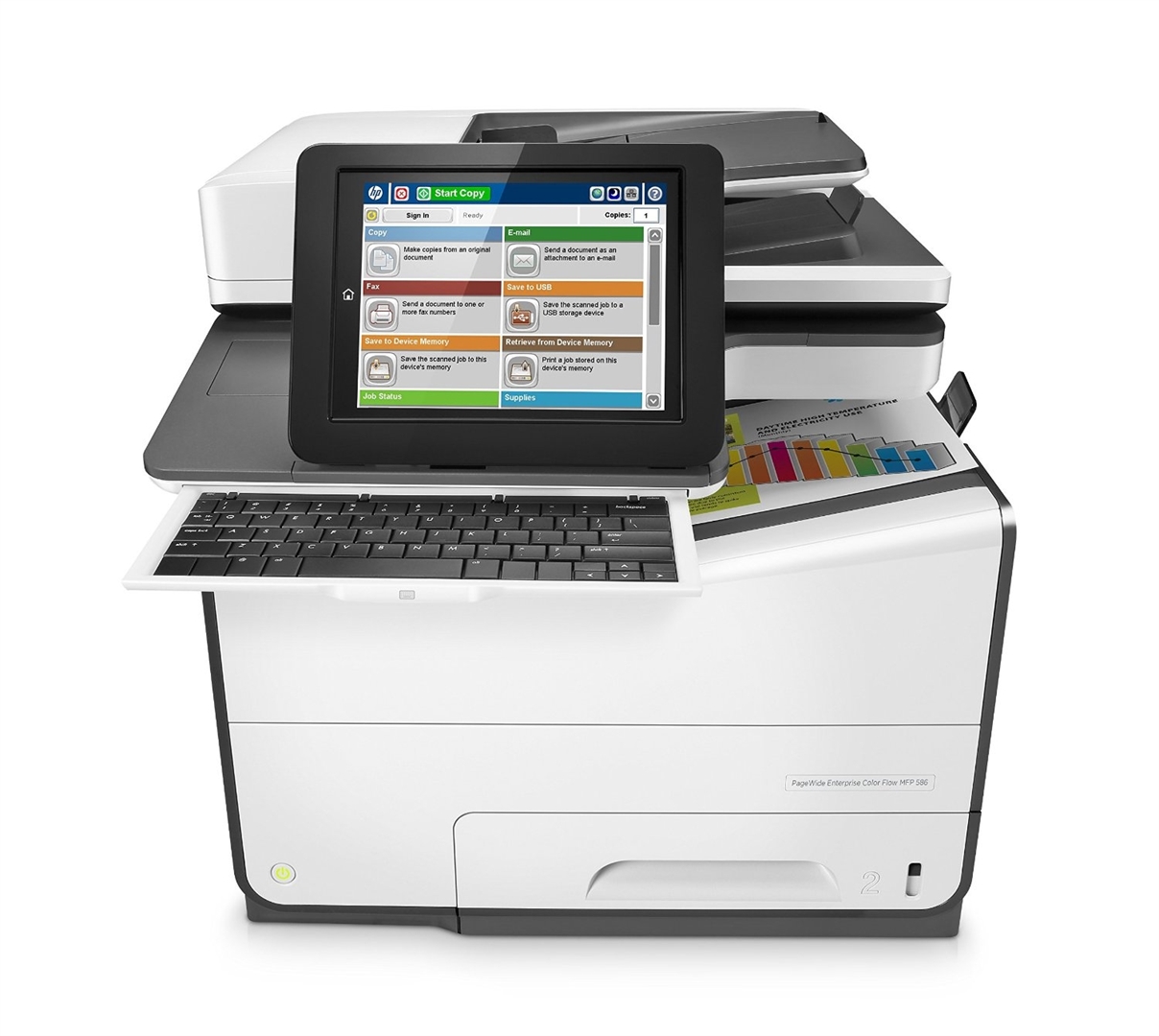 HP PageWide Enterprise Color Flow MFP 586z