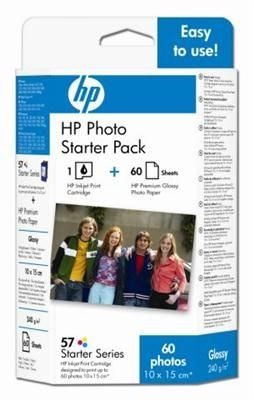HP Patrone Nr. 57 CMY inkl. Fotopapier, Q7942AE HP Patrone Nr. 57 CMY inkl. Fotopapier, Q7942AE