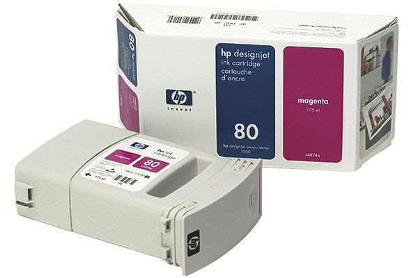 HP ink no. 80 for DJ 1050C/CM magenta