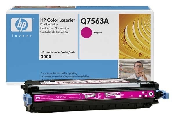 HP Toner magenta für HP CLJ 3000, Q7563A HP Toner magenta für HP CLJ 3000, Q7563A