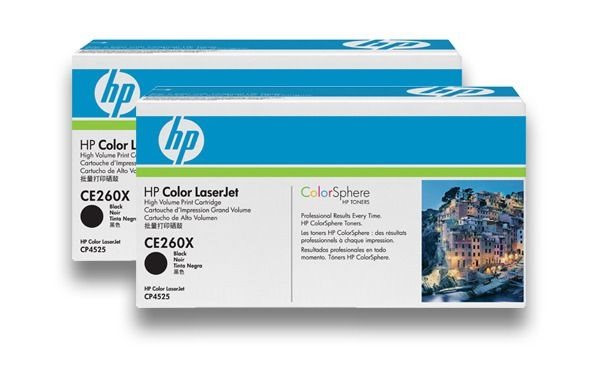 HP Toner schwarz Doppelpack , CE260XD HP Toner schwarz Doppelpack , CE260XD