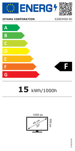 iiyama ProLite E2083HSD-1 50,8 cm (20 Zoll) - 1600 x 900