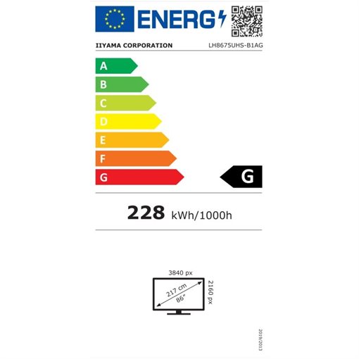 iiyama ProLite LH8675UHS-B1AG 218cm 86Zoll 3840x2160Pixel 4K