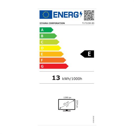 iiyama ProLite T1731SR-B5 LED 43cm 17Zoll Touch 1280x1024 iiyama ProLite T1731SR-B5 LED 43cm 17Zoll Touch 1280x1024