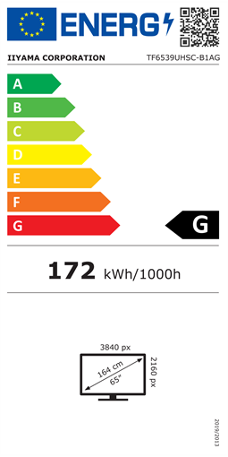 iiyama ProLite TF6539UHSC-B1AG - 165 cm (65 Zoll) Diagonalklasse