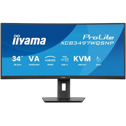 iiyama ProLite XCB3497WQSNP-B1 86,4cm 34Zoll 3440x1440Pixel UWQHD