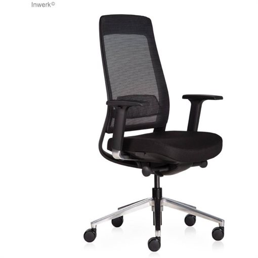 InWerk Bürostuhl Teamo Schwarz 120 kg