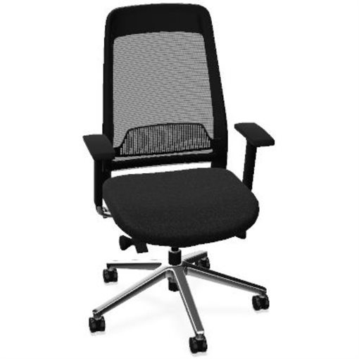 InWerk Bürostuhl Teamo Schwarz 120 kg