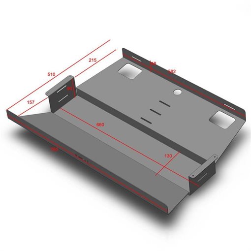 InWerk Kabelmanager Zubehör für Masterlift u, Imperiolift Schwarz
