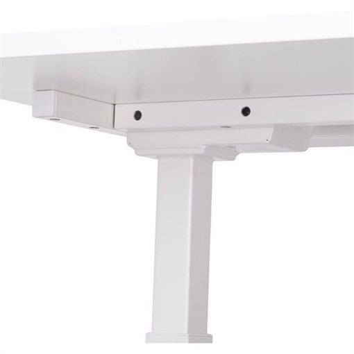 InWerk Schreibtisch hvst, Imperio Lift Q2 Weiß/Weiß B180cm x T80cm