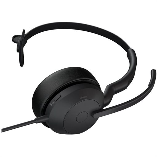 Jabra Evolve2 50 UC Mono Headset On-Ear Bluetooth kabelgeb, USB-C Schwarz