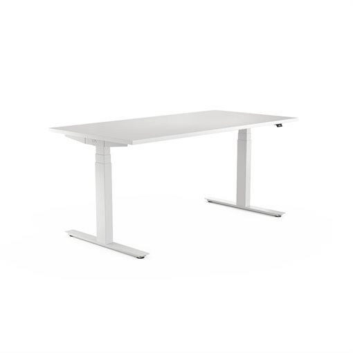 König + Neurath ACTIVE.T Schreibtisch hvst. Weiß / Weiß B160cm x T80cm
