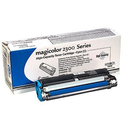 Konica Minolta Toner cyan für QMS Magicolor 2300 Konica Minolta Toner cyan für QMS Magicolor 2300