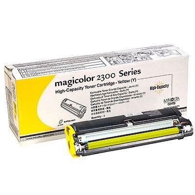 Konica Minolta Toner gelb für QMS Magicolor 2300 Konica Minolta Toner gelb für QMS Magicolor 2300