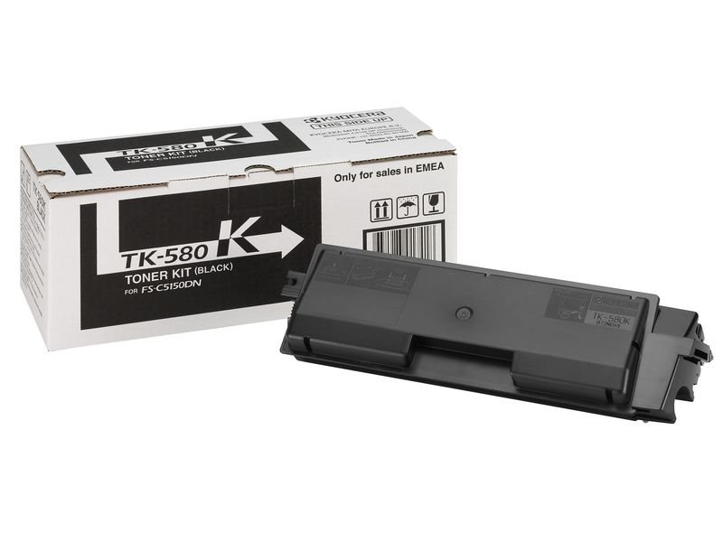 Kyocera Toner-Kit schwarz für FS-C5150DN, TK-580K Kyocera Toner-Kit schwarz für FS-C5150DN, TK-580K