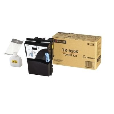 Kyocera Toner schwarz für FS-C8100DN, TK-820K Kyocera Toner schwarz für FS-C8100DN, TK-820K