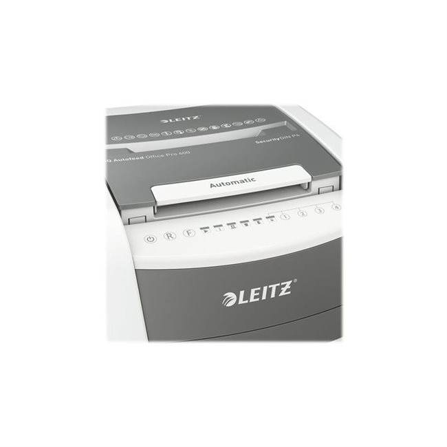 LEITZ IQ Autofeed Aktenvernichter Office Pro 600 P-4 600 Blatt