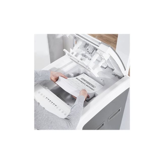 LEITZ IQ Autofeed Aktenvernichter Office Pro 600 P-4 600 Blatt