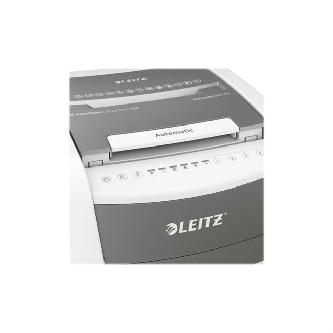 LEITZ IQ Autofeed Aktenvernichter Office Pro 600 P-5 600 Blatt