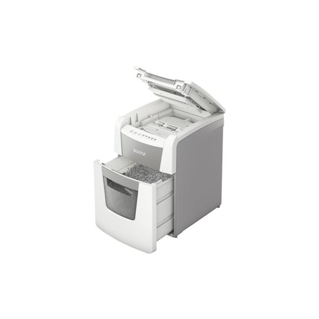 LEITZ IQ Autofeed Aktenvernichter Small Office 100 P-4 100 Blatt