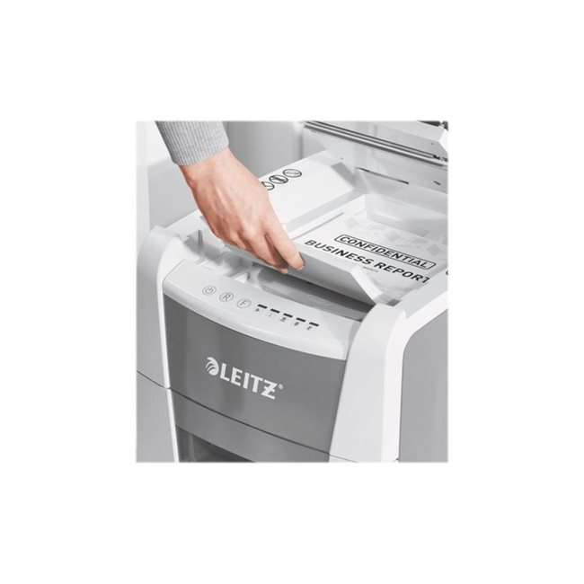 LEITZ IQ Autofeed Aktenvernichter Small Office 100 P-4 100 Blatt