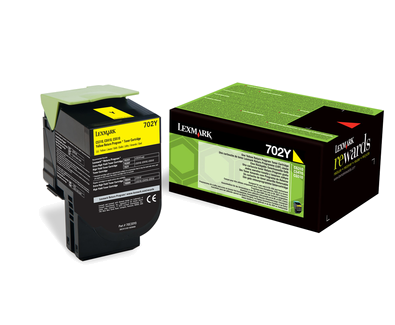 Lexmark 702Y Rückgabe-Toner gelb - 70C20Y0