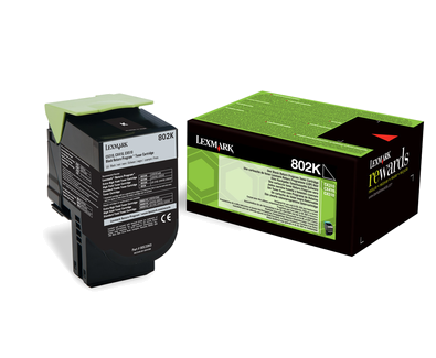 Lexmark 802K Rückgabe-Toner schwarz - 80C20K0