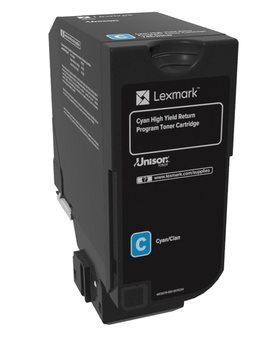 Lexmark HC Rückgabe-Tonerkassette Cyan Lexmark HC Rückgabe-Tonerkassette Cyan