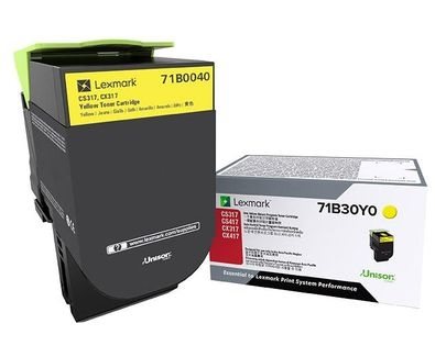 Lexmark Original - Toner gelb - 71B0040 Lexmark Original - Toner gelb - 71B0040